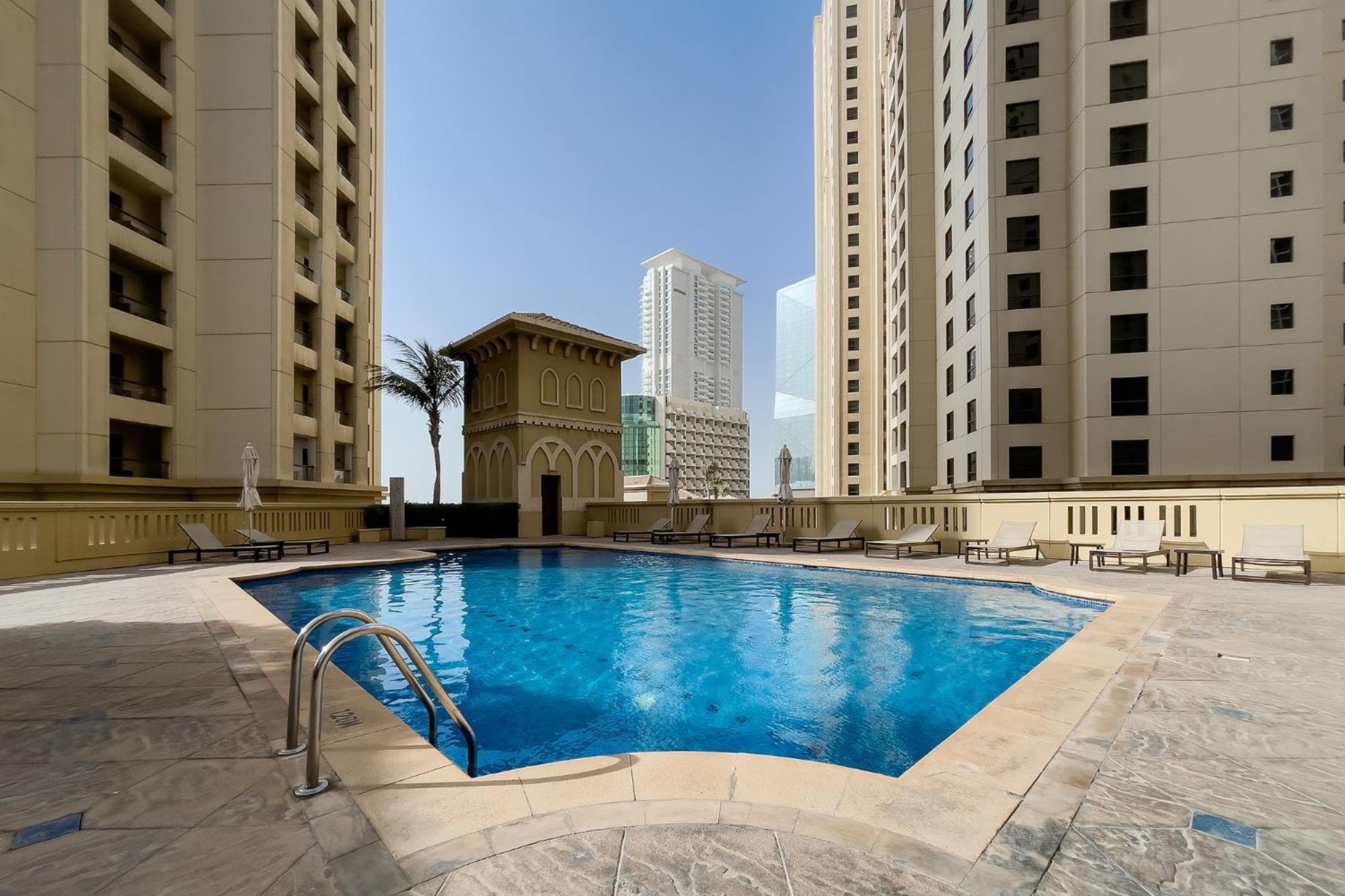 Premium 2Bdr Apartment See View Bahar 4 Jbr Dubai Exterior photo